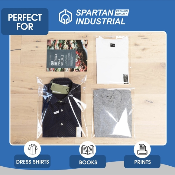 25  10x13 Crystal Clear Resealable Poly Bags - Picture 3 of 5